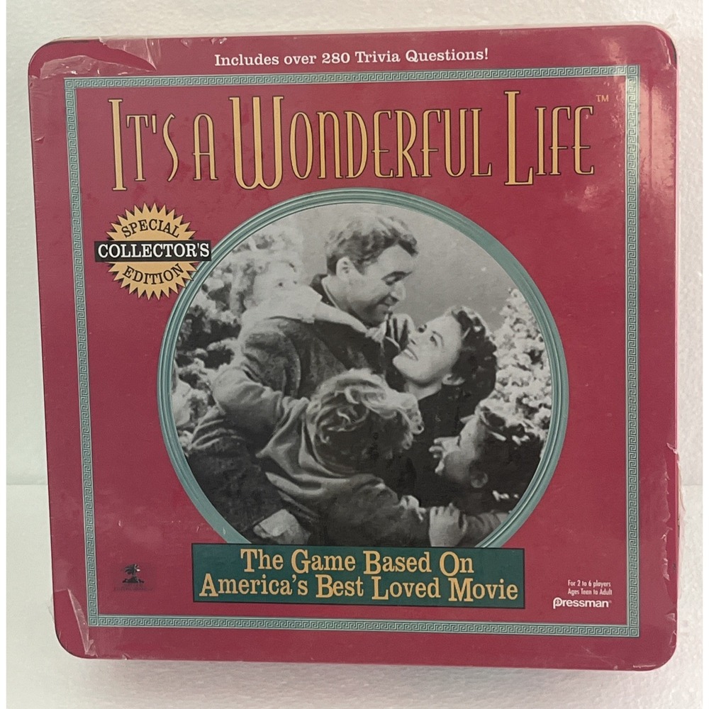 It's A Wonderful Life Game 50th Anniversary Collector's Tin Edition - NEW SEALED